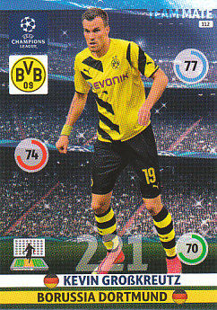Kevin Grosskreutz Borussia Dortmund 2014/15 Panini Champions League #112